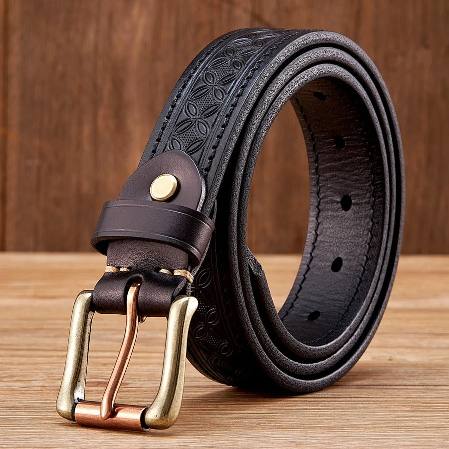 Elegant Retro Leather Strap Belt